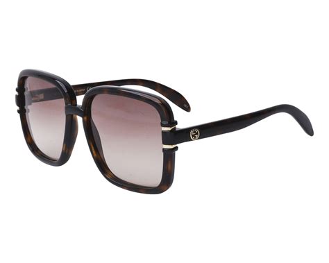 Ochelari de soare rectangulari pentru femei Gucci GG1066S 002